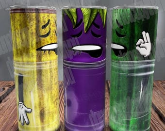 Forbidden Fruits Tumbler Wrap, Adult Humor Design (Digital File)