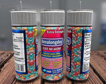 Tumbler wrap sublimation png ,Pills 20oz Tumbler Wrap, Funny Fake Pills 20 oz Tumbler PNG, tumbler wrap, tumbler PNG, Tumbler Wrap Gift.