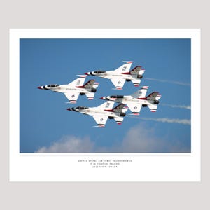 USAF Thunderbirds | Luftfahrt | Fotografie | Bildende Kunst | Giclee | Drucken