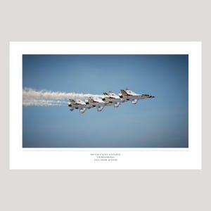 Fotodruck | USAF Thunderbirds Pfeilspitze | Luftfahrt Fotografie