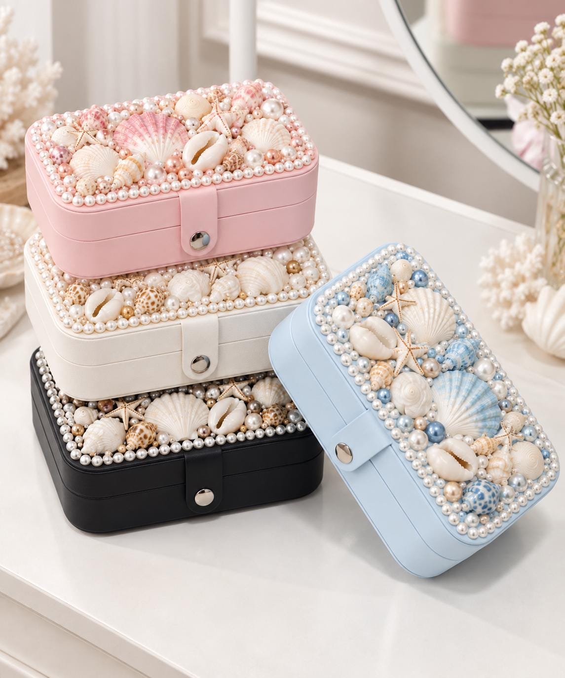 Seashell jewelry box - Etsy 日本