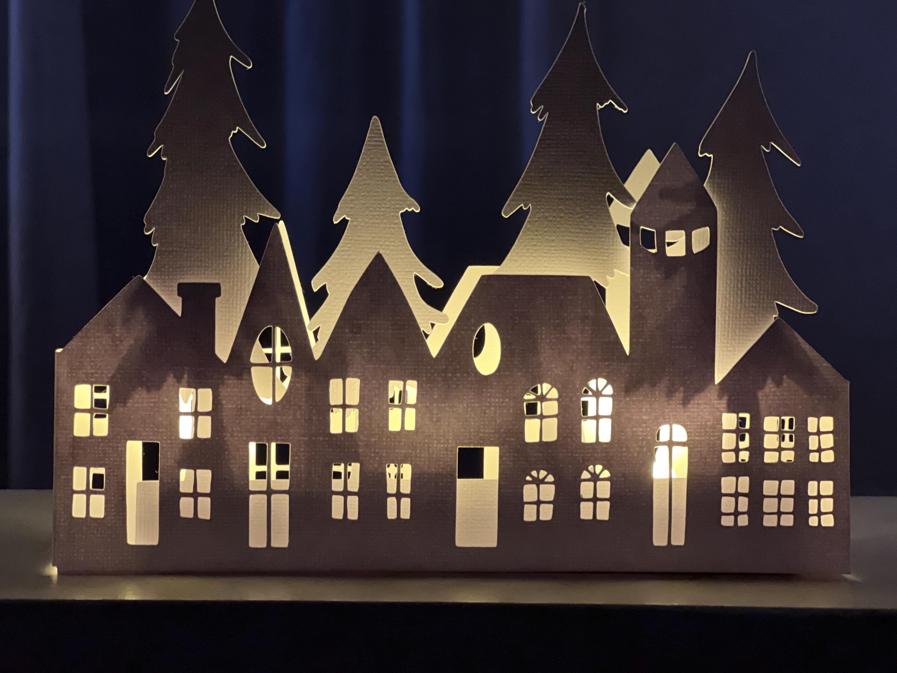 DIY Christmas Village Kit – Easy 2-step Craft for Festive Decor! - Etsy UK