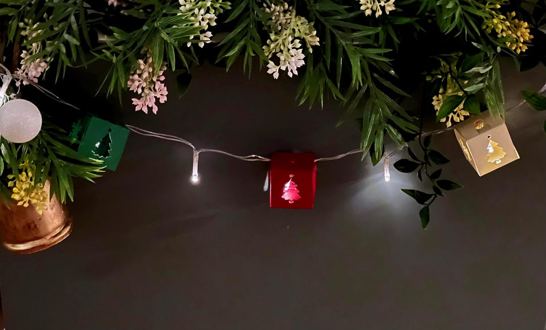 String Lights Upcycle Festive Glow - Xmas Easy DIY Light Series Wraps | Upcycle Your Existing ...