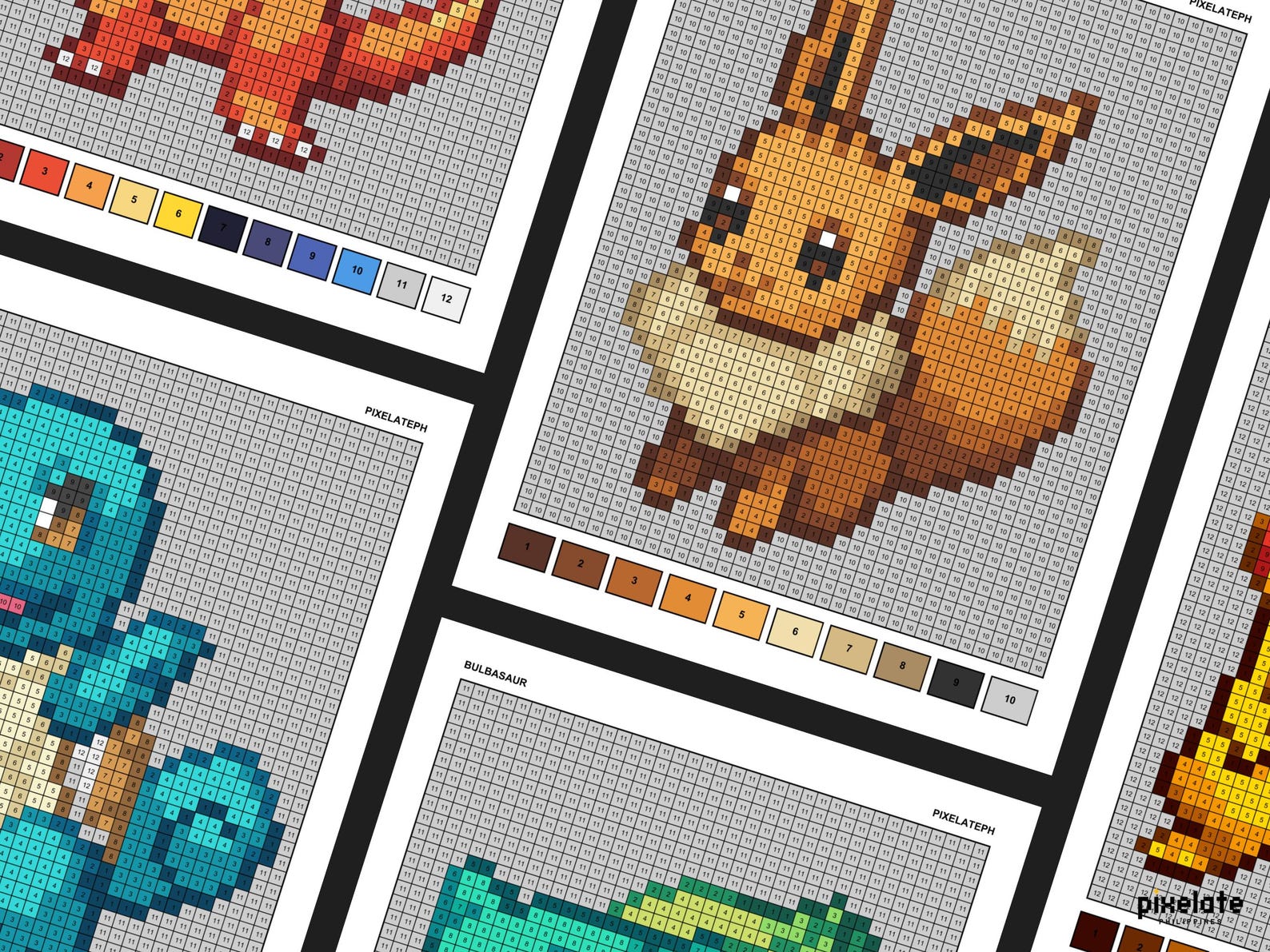 Pokémon Printable Coloring Pages Sheets Book | Pikachu Bulbasaur ...