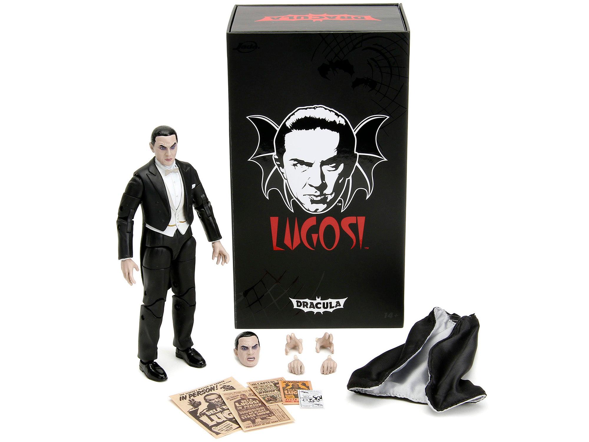 Bela Lugosi Dracula 6" Moveable Figure With Accessories by Jada - Etsy
