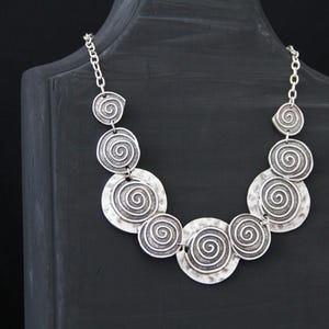 Handmade Boho Necklace: Turkish Silver Unisex Jewelry