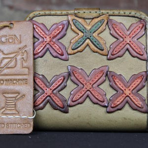 Cartera de cuero genuino Cartera de cuero hecha a mano Idea de regalo de cuero para mujer Accesorio elegante para la moda diaria