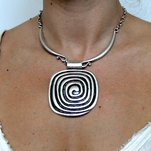 Pendant Necklace Statement Piece for women gift idea for birthday gift for friend night out jewelry idea for boho chic style