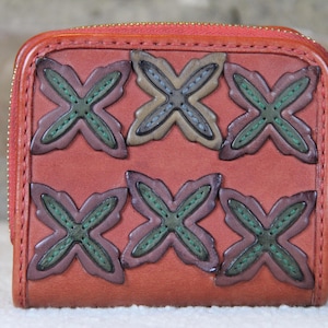 Cartera de cuero genuino Cartera de cuero hecha a mano Idea de regalo de cuero para mujer Accesorio elegante para la moda diaria