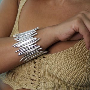 Cuff Bracelet Silver for Women gift ideas for birthday gift for mom Jewelry boho silver large bracelet handmade unique cuff bracelet
