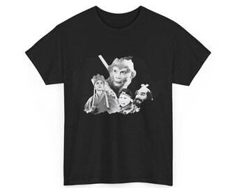 T-shirt Journey To The West vintage 1986, T-shirt graphique Sun Wukong