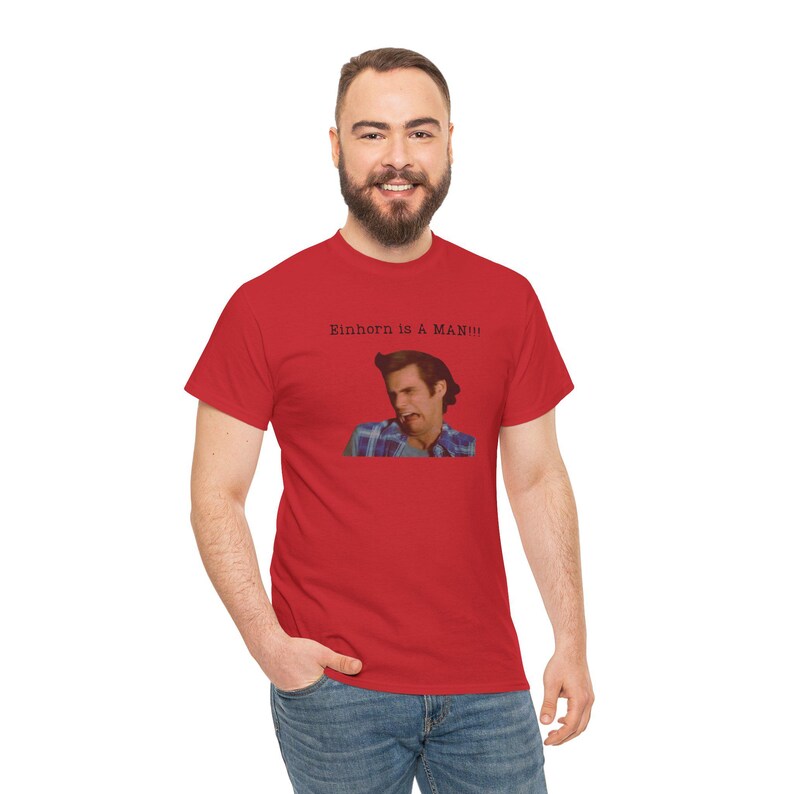 T-shirt Ace Ventura Einhorn Meme, t-shirt graphique citation drôle de film image 7