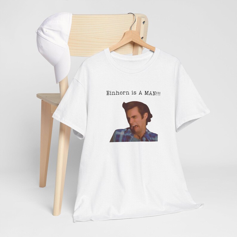 T-shirt Ace Ventura Einhorn Meme, t-shirt graphique citation drôle de film image 2