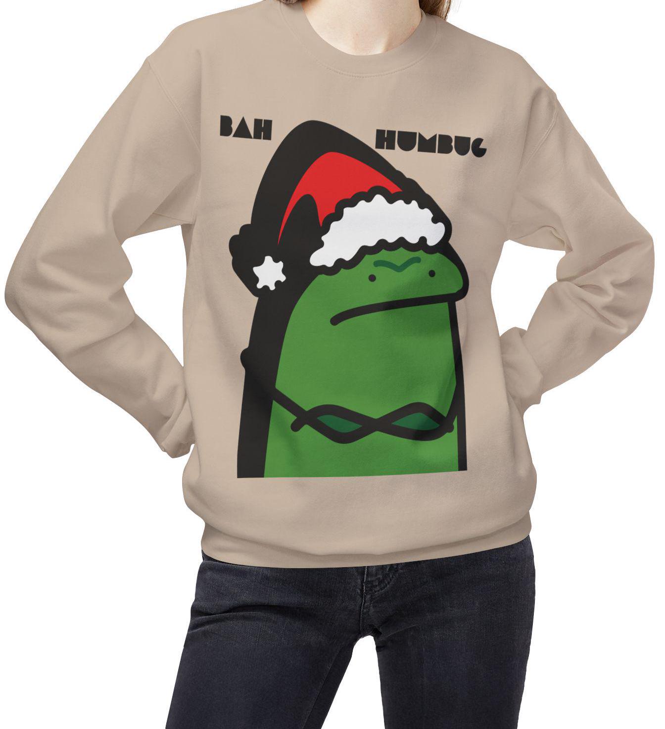 T-rex Dinosaur Santa Claus Hat Ugly Christmas Sweater Meme Shirt - Daintytee, image size:1344x1473