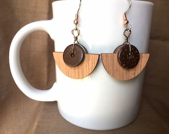 Earrings - Birthday Pie...Extreme Decaf...FREE U.S. SHIPPING