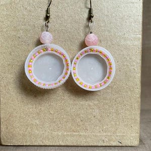 Earrings - Pink Lemonade...Extreme Decaf...FREE U.S. SHIPPING