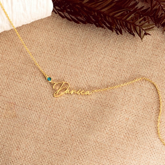 ROSI Custom Birth Flower Necklace For Women Personalized