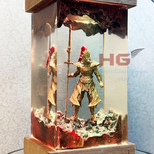 Dragon slayer ornstein dark soul Nightlamp epoxy