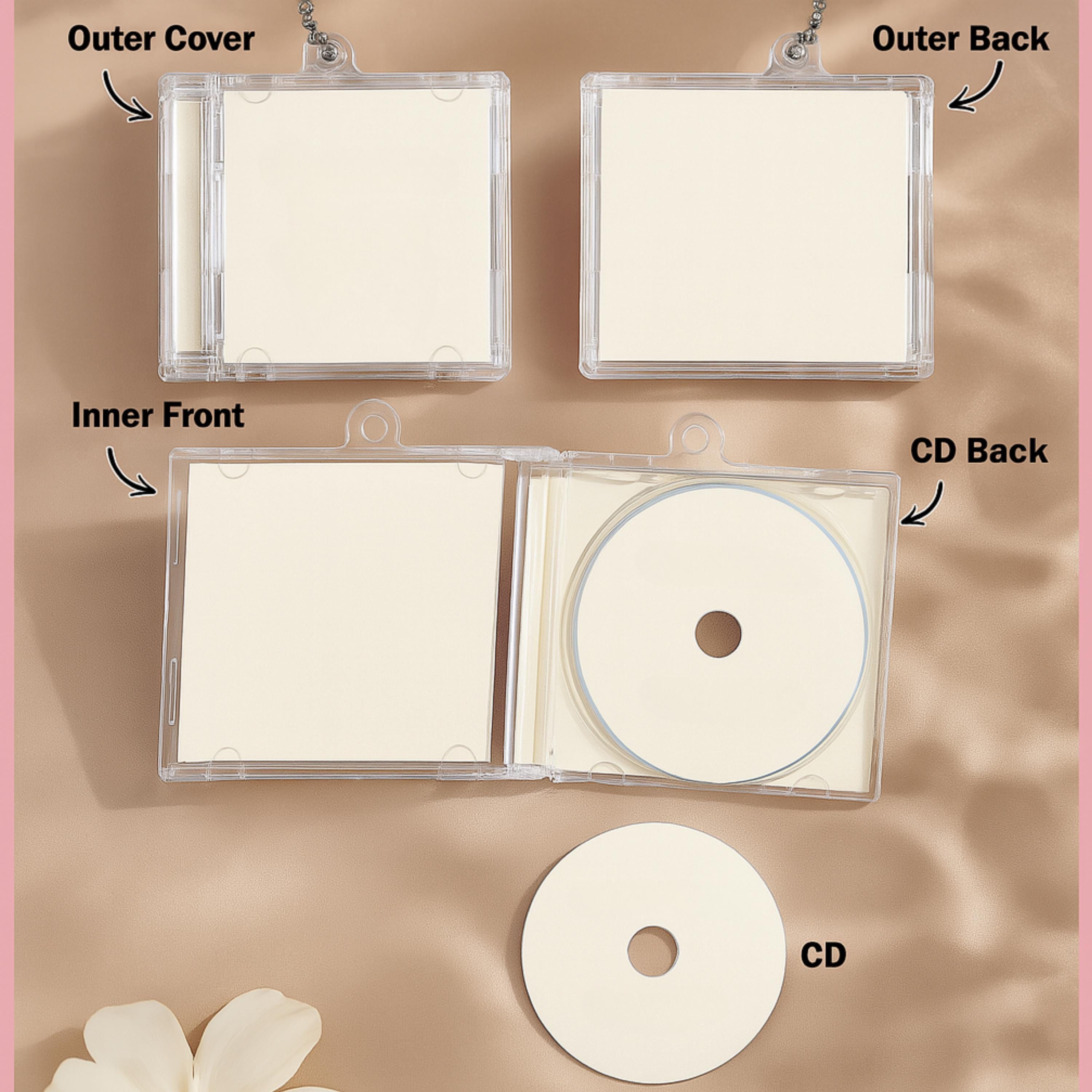 Custom Mini Album CD Keychain With NFC – Play Your Favorite Music ...