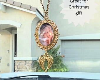 Memorial Rearview Mirror Charm, Memorial Car Charm, In Loving Memory Charm, In Memory Charm for Rearview Mirror, Bereavement Gift Christmas