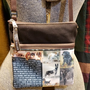 Dog Themed Travel Purse Free Shipping image 4