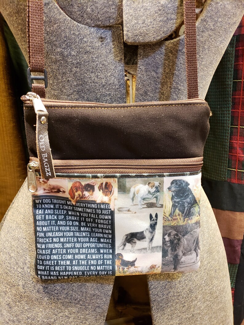 Dog Themed Travel Purse Free Shipping image 4