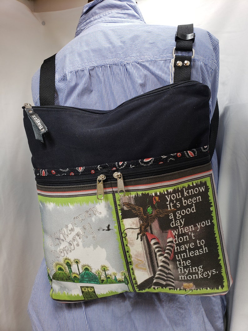 Vintage Wizard of OZ Themed Tablet bag that converts to a backpack