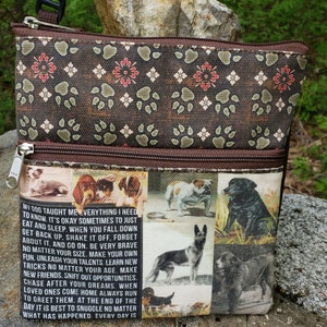 Dog Themed Travel Purse Free Shipping image 3