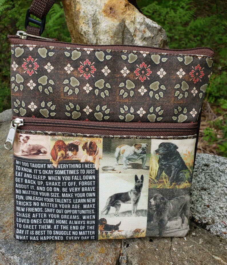 Dog Themed Travel Purse Free Shipping image 3