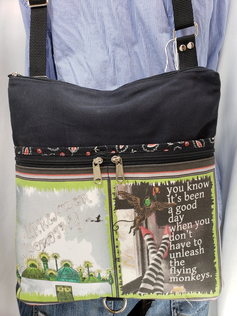 Vintage Wizard of OZ Themed Tablet bag that converts to a backpack