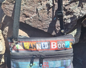 Read Banned Books Medium Wallet with detachable, adjustable strap - Free Shipping