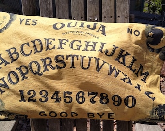 Vintage Ouija Board Image Pillow Case.  100%  Cotton.  FREE SHIPPING.