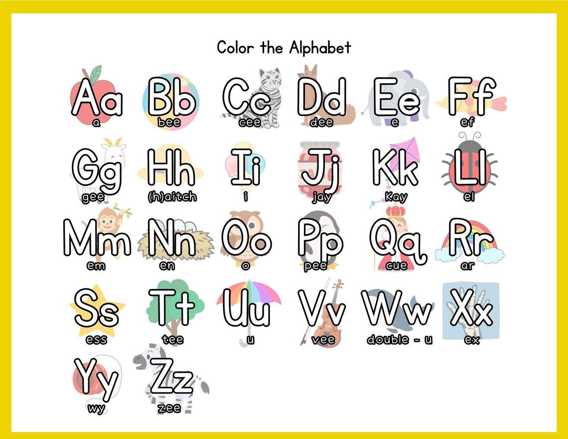 My First Digital Workbook - Yellow - Over 20 Pages - Etsy