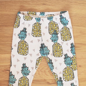 Organic Cotton Pineapple Leggings: Baby & Toddler Clothes