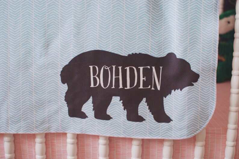 Organic baby blanket personalized baby blanket organic Etsy