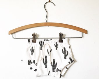 Cactus Baby Bummies: Organic Cotton Baby Shorts