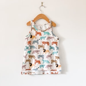 Organic tank top // tiger baby clothes // boys clothes // girls clothing // organic baby shirt // kids clothes// summer clothes for baby