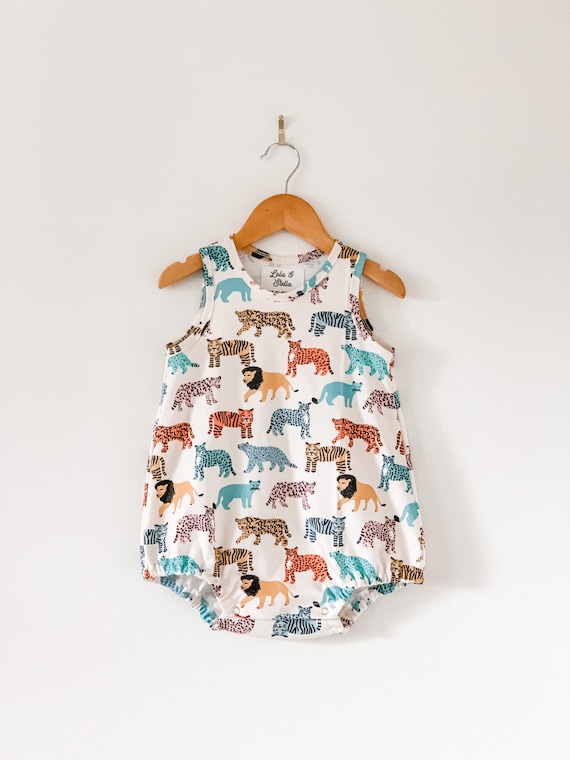 Tiger print baby clothes sale