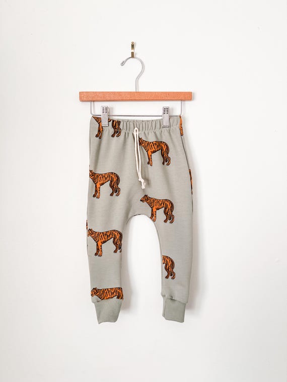 Sarouel en molleton tigre pantalon de jogging pour enfants avec