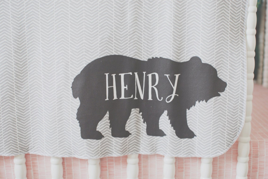 Custom Baby Blanket // Organic Baby Blanket // Personalized Etsy