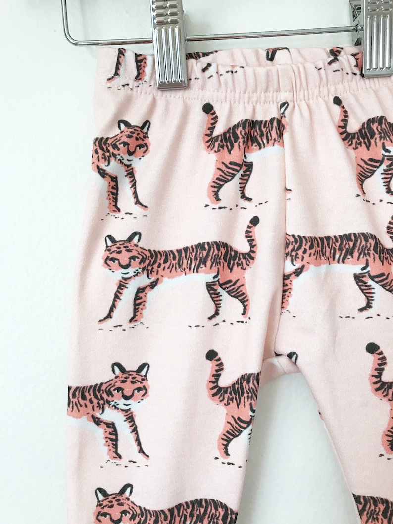 Tiger Baby Leggings // Organic Baby Clothes // Toddler Clothes Etsy