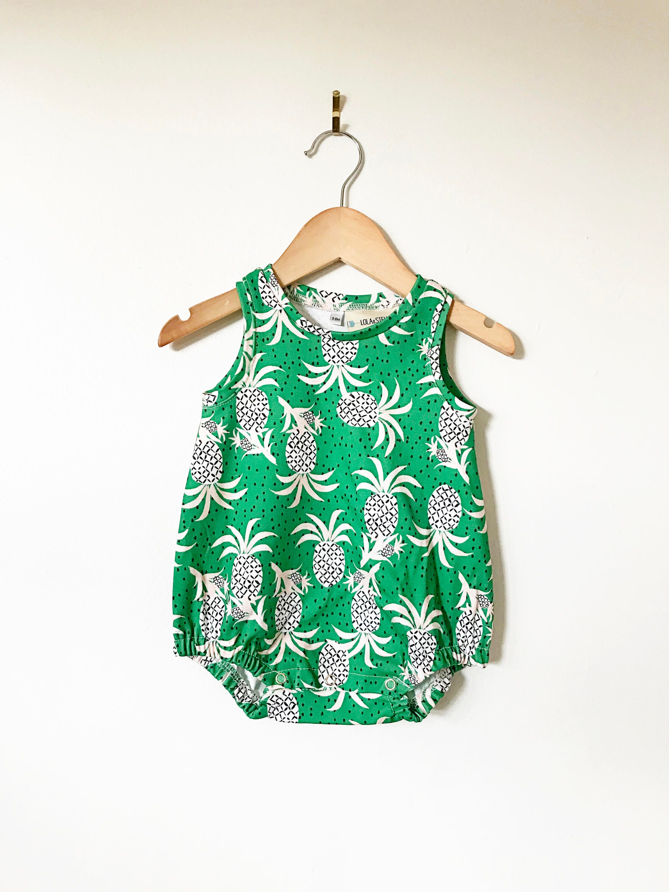Baby girl pineapple romper 2025