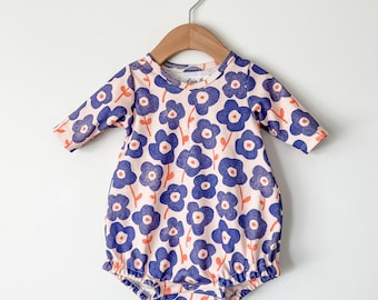 Floral Baby Romper: Organic Cotton clothing