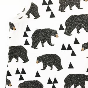 bear tank top // Organic baby clothes // bear shirt // kids clothes // boys clothing // summer clothes // baby shirt // toddler shirt image 2