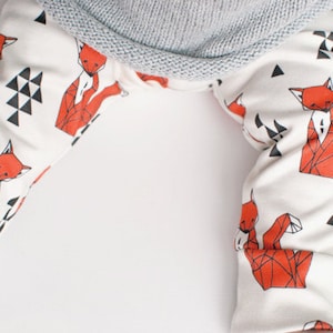 Pantaloni per bambini organici con stampa volpe // leggings per bambini // vestiti per bambini // leggings di volpe // vestiti per neonati // vestiti per bambini biologici // pantaloni per bambini