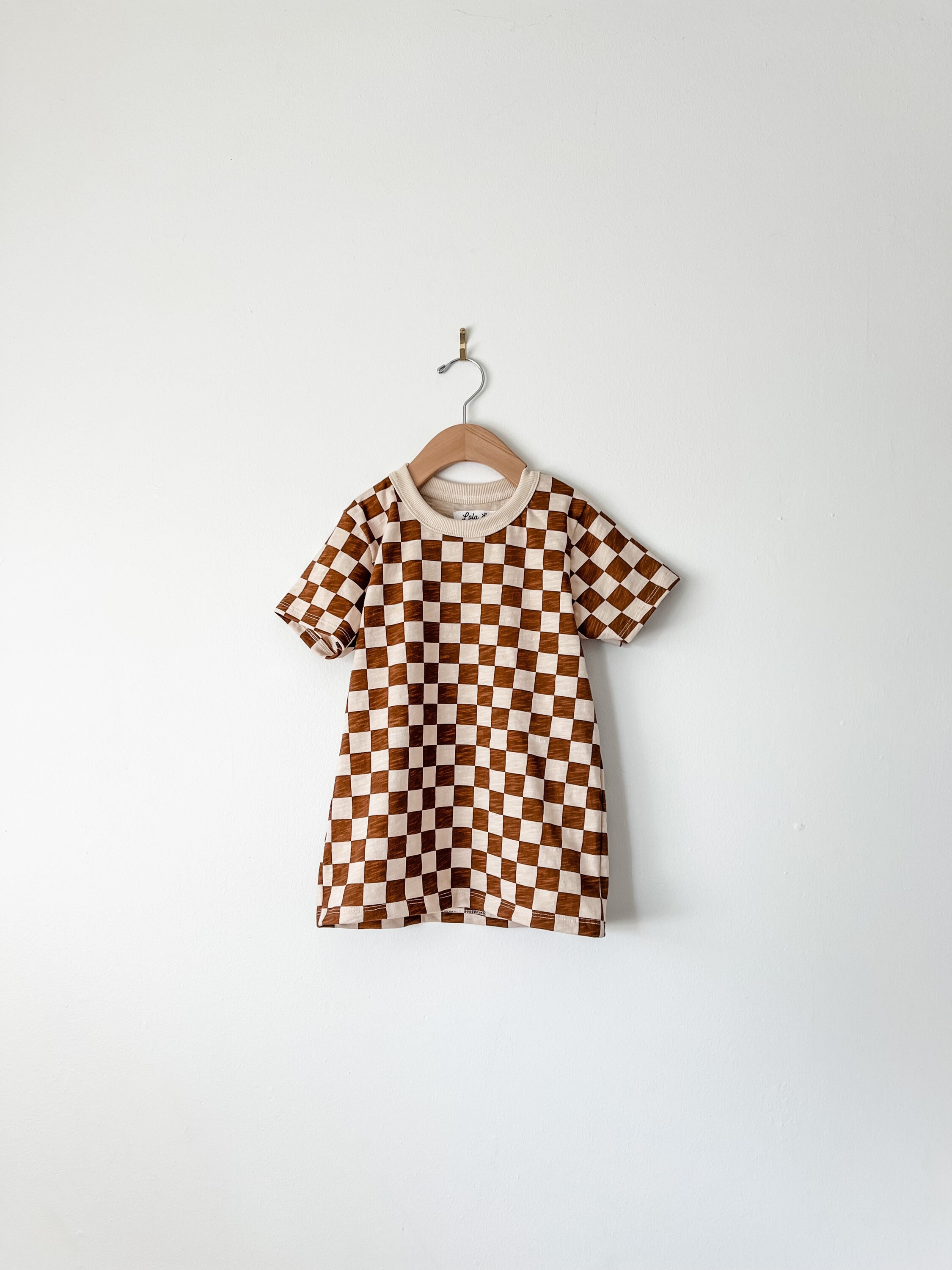 ●RAIVE● Checker Board Baby fit Graphic T-shirt Checkerboard T Shirt// Organic Shirt // Kids Clothing