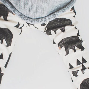 leggings con orsetti organici