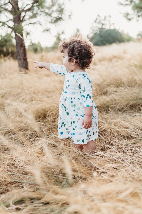 white christmas dresses Dog Days of Summer Organic Cotton Dress for Kids