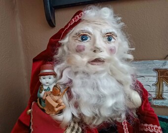 Art Doll- Santa Is Coming