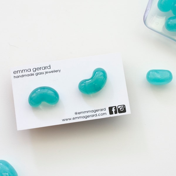 Jelly Bean Earrings Etsy